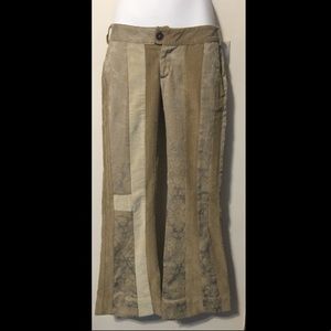 Adorable mixed fabric patchwork pants 🧡